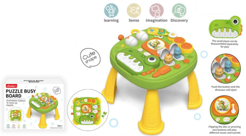Interaktivní stolek Dino pianinko s vajíčky