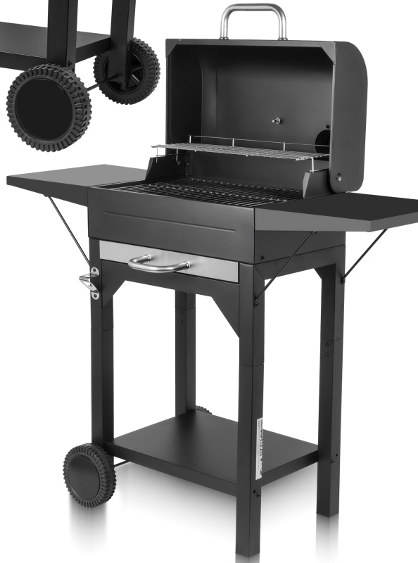 Curron zahradní gril s komínem GM12000 s teploměrem