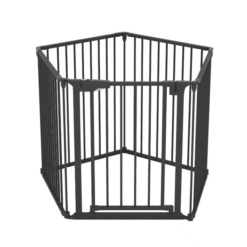 Bezpečnostní branka BabyProtectPro černá (87–343 cm)