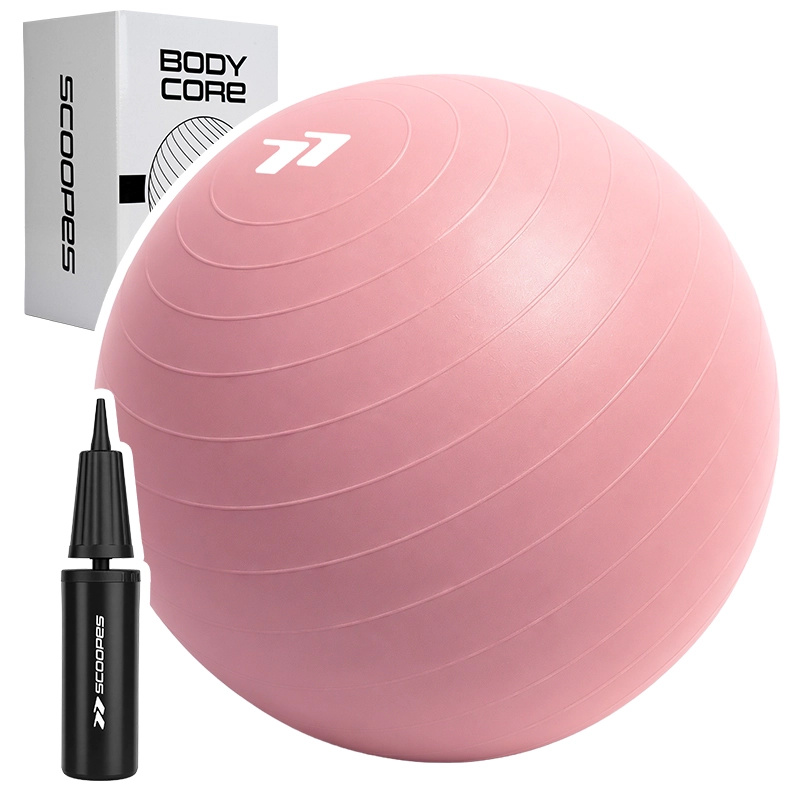 Gymnastický míč BodyCore 65 cm růžový - 1 kus