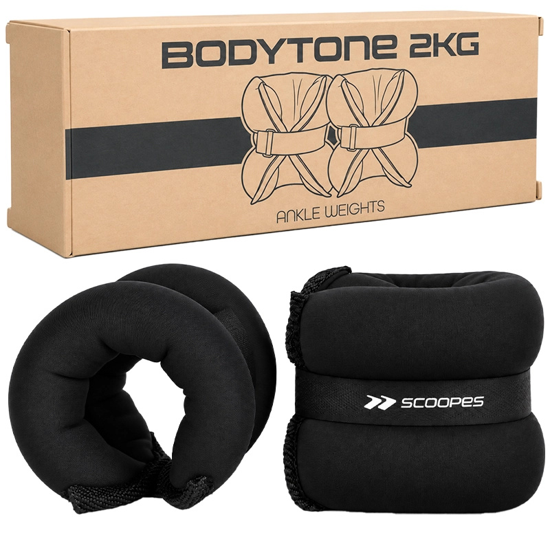 Zátěže na zápěstí BodyTone 2 kg černé