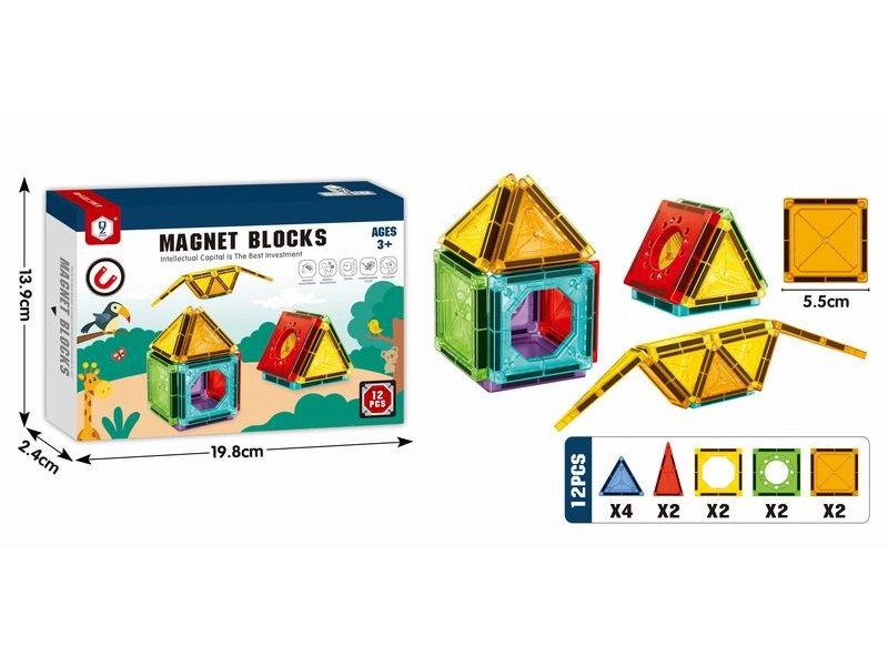 Magnetická 3D stavebnice krmítko pro ptáky