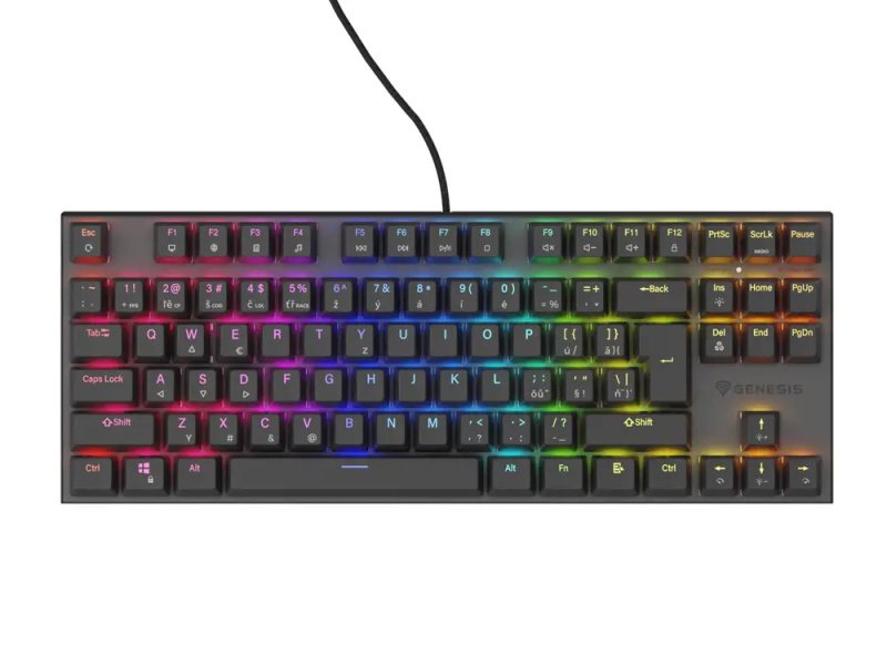 Genesis THOR 303 TKL RGB herní klávesnice černá CZ/SK Silent switch NKG-1880