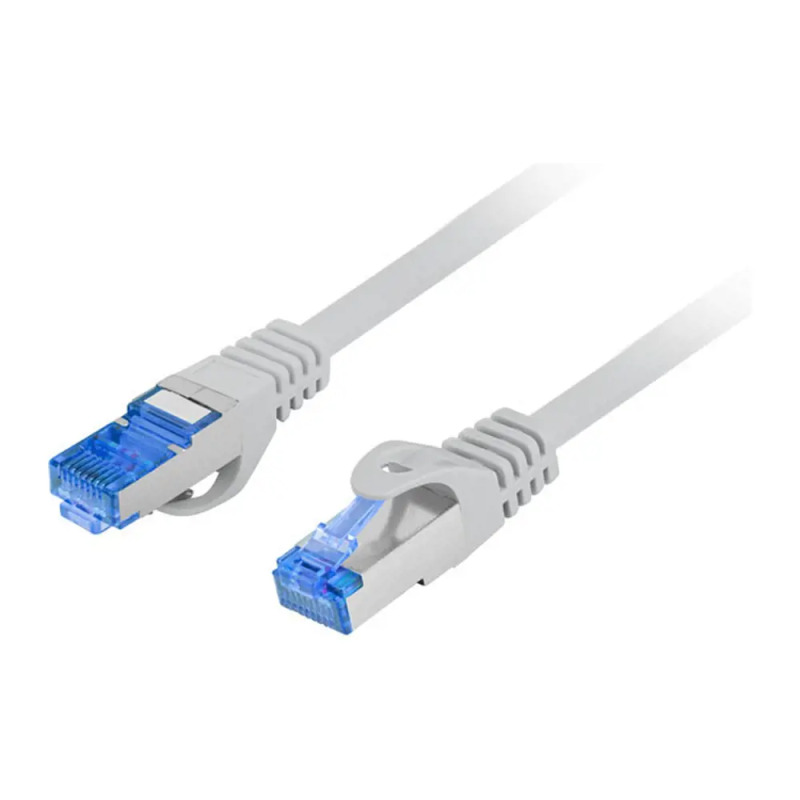 PATCHCORD CAT.6A S/FTP LSZH CCA 0.25M ŠEDÝ FLUKE P
