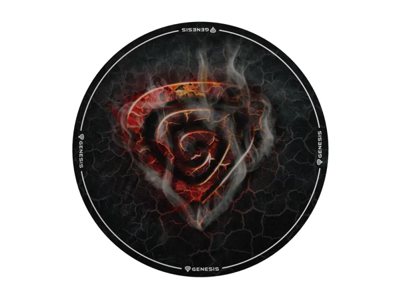 Genesis TELLUR 400 ROUND LAVA 100CM NDG-2064 Černá/červená