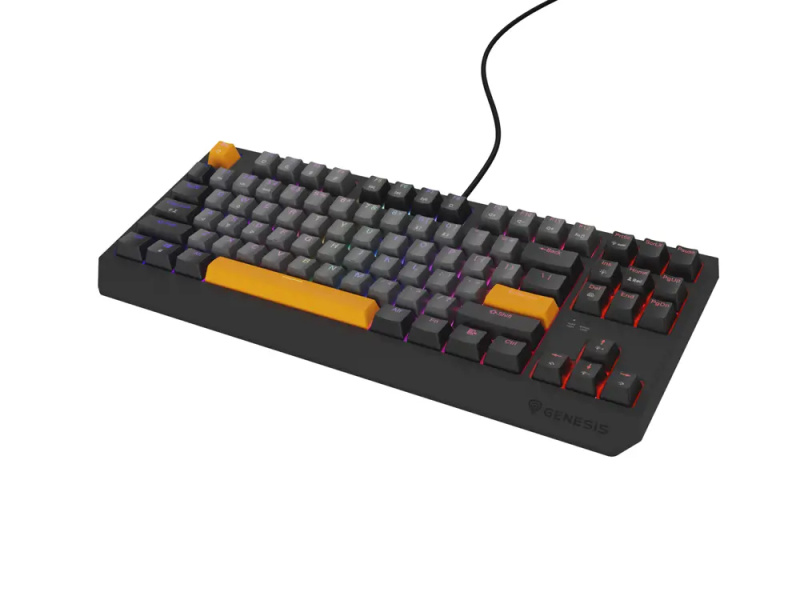 Genesis THOR 230 TKL Anchor Gray Negative RGB mechanická klávesnice NKG-2082
