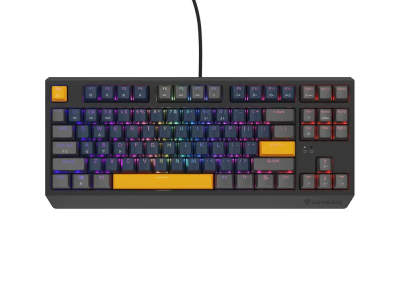 Genesis THOR 230 TKL Naval Blue Positive RGB mechanická klávesnice NKG-2163