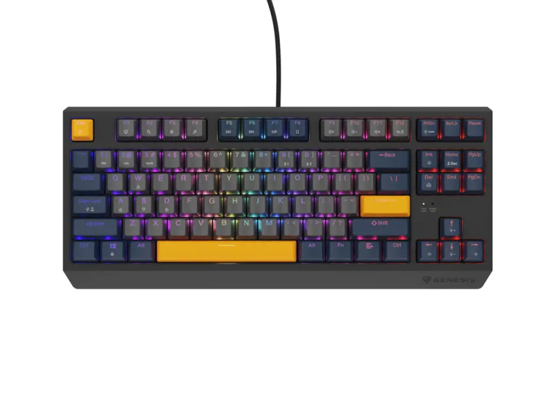 Genesis THOR 230 TKL Naval Blue Negative RGB mechanická klávesnice NKG-2164