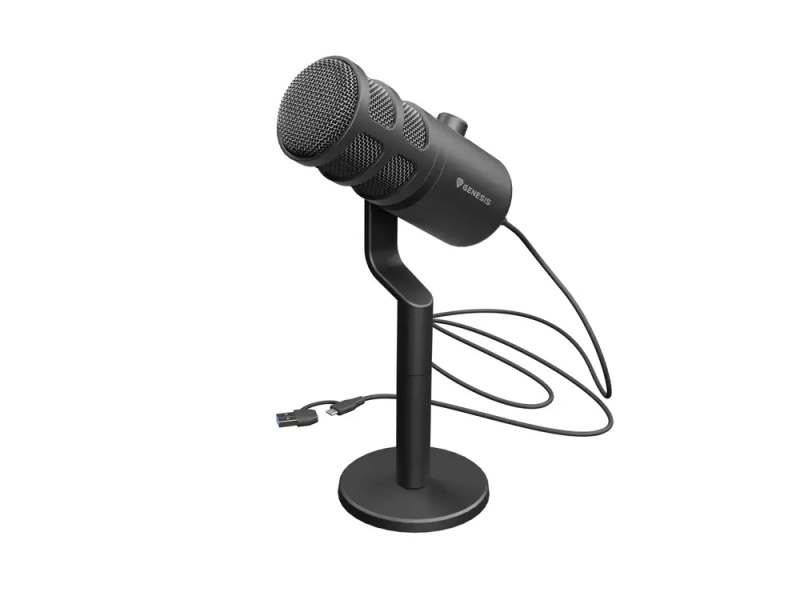 Genesis RADIUM 350D DYNAMIC USB mikrofon NGM-2168 Černá