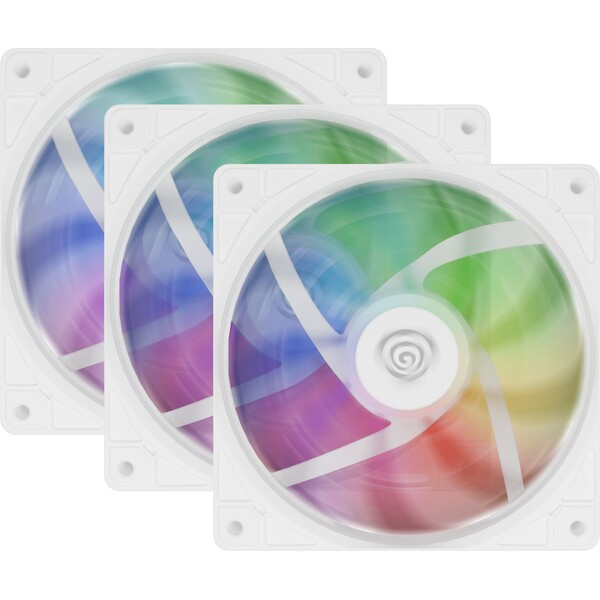 Genesis OXAL 120 ARGB bílý 3-PACK (NGF-2266) Bílá