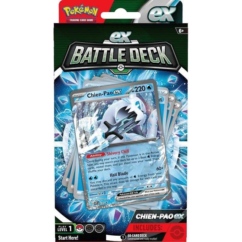 Pokémon karetní bitva balíček Chien-Pao