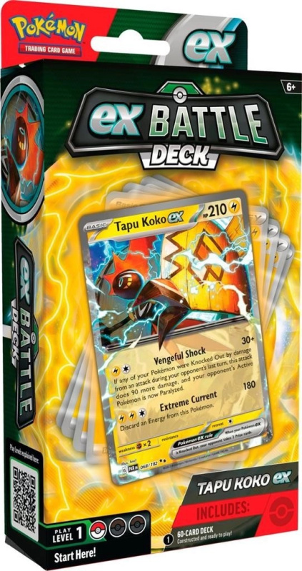 Tapu Koko Ex Battle Deck karty