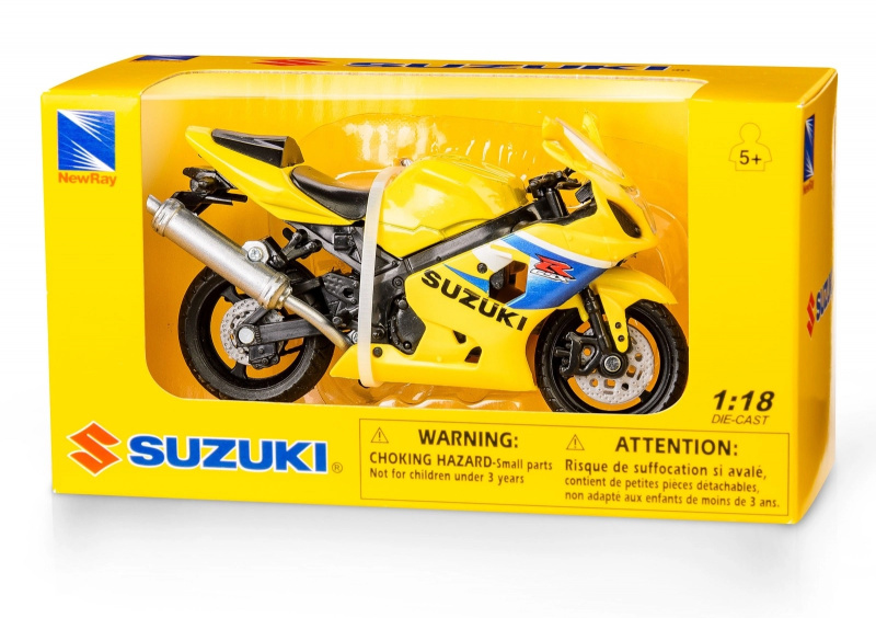Motocykl SUZUKI GSX-R600 měřítko 1:18
