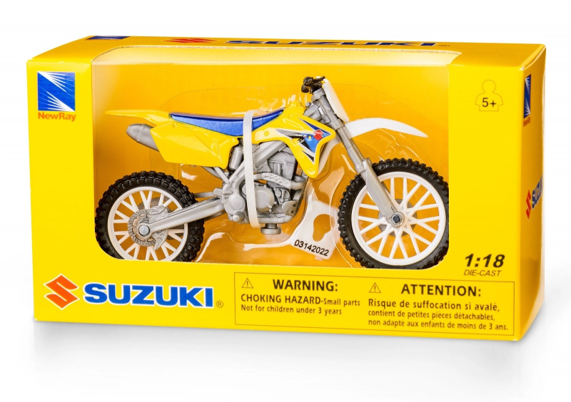 Motocykl SUZUKI RM-Z450 1:18 kovový model