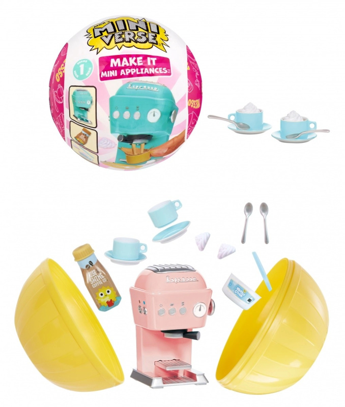 MGA's Miniverse Make It Mini – mini funkční espresso kávovar (blind box) - 1 kus