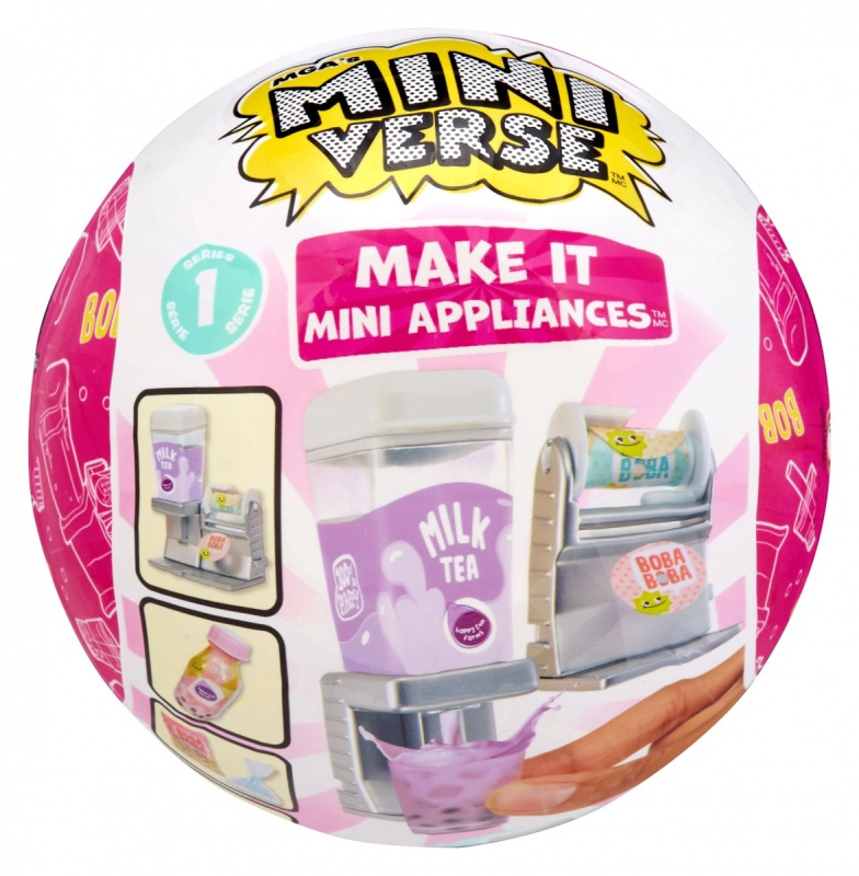 MGA's Miniverse Make It Mini automat na bubble tea - 1 kus