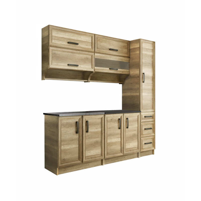 Black&White Style Kuchyňská sestava Christina 200 cm