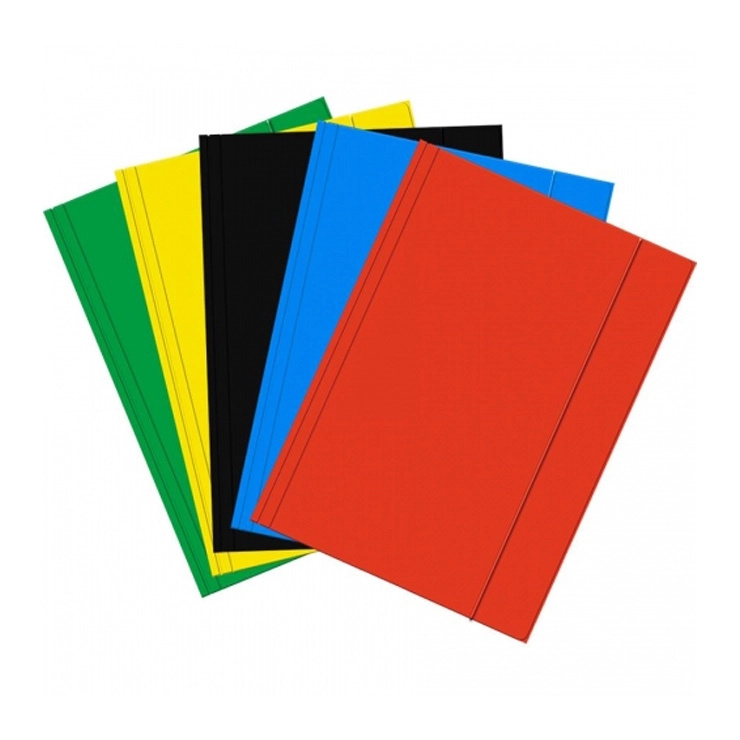 složka na dokumenty a4 s gumičkou – jednobarevná