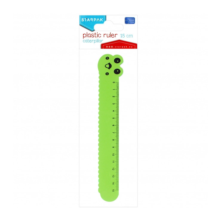 Plastové pravítko žabka 15 cm