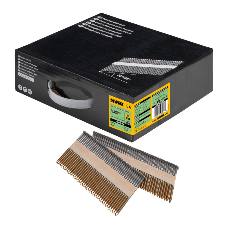 Hřebíky konvexní DeWALT DNPT31R90Z 3,1×90 mm 2 200 ks
