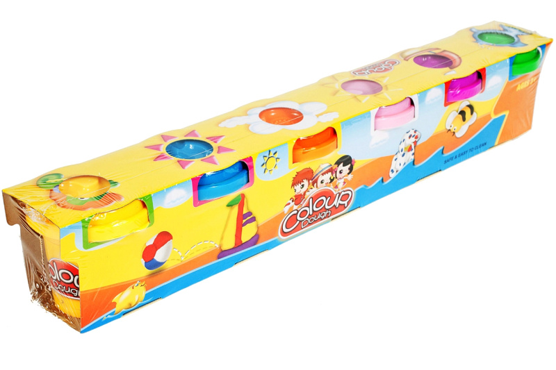 plastelína v tubě, sada 6 barev