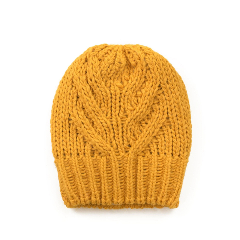 Stylová francouzská čepice Mustard - Art of Polo Univerzální