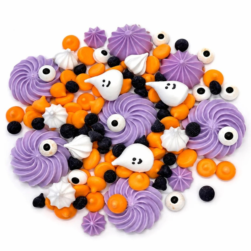 Hospodyňkám.cz Halloweenská sada na zdobení (pusinky a oči)
