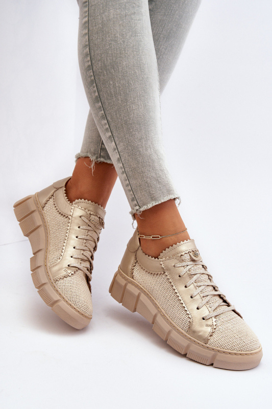 Dámská kožená obuv Maciejka 05850-22 Světle béžová 40