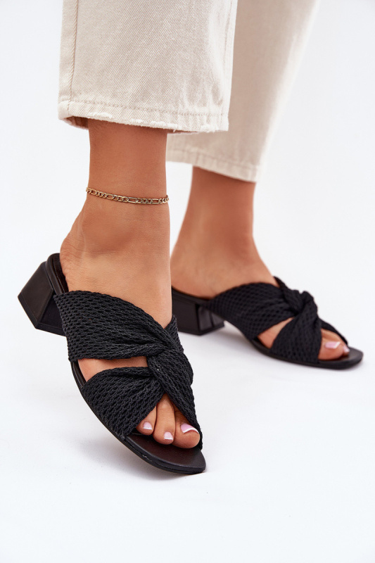 Dámské sandály na klínku Maciejka 06955-01 černé 40