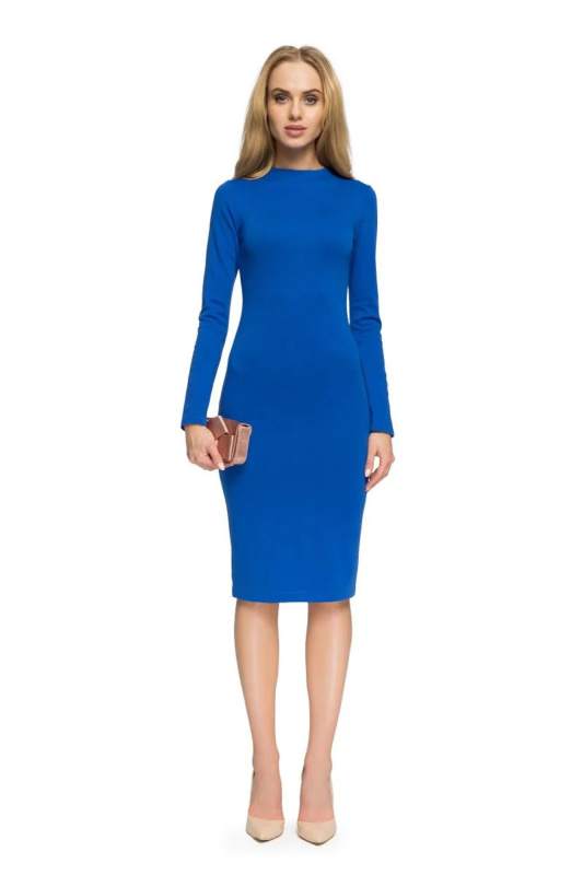 Dámské šaty S033 - Stylove hořčicová S-36