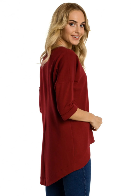Dámská halenka M346 - Moe L/XL bordó