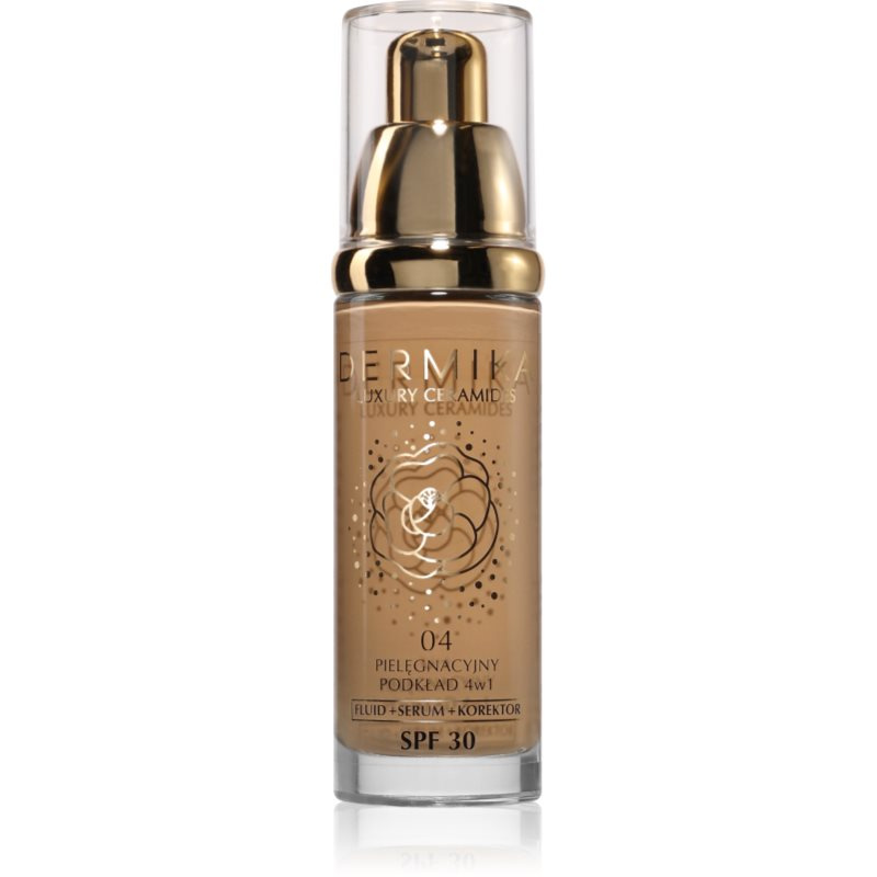 Dermika Luxury Ceramides SPF 30 pečující make-up s ceramidy odstín 04 30 ml