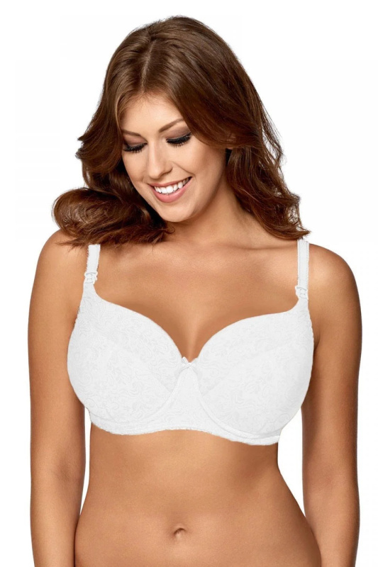 Dámská těhotenská podprsenka 925/4 white - AVA bílá 90/B