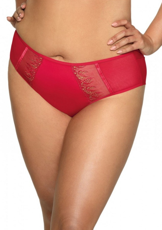 Dámské brazilky Novika Margot Barva: Červená, Velikost: XL