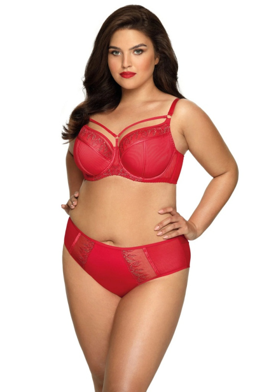 Dámská podprsenka Novika Margot 02 Barva: Červená, Velikost: 85E