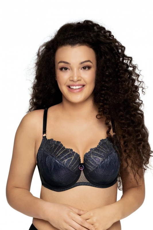 Dámská podprsenka 1950 Glam rock - AVA černá 75/D