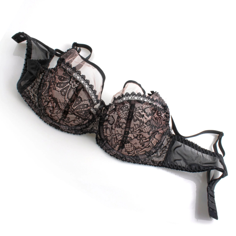 Dámská podprsenka 1396 Crystal black - AVA černá 65/D