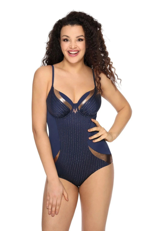 Dámské jednodílné plavky 43 Atramento - AVA tmavě modrá 95/C