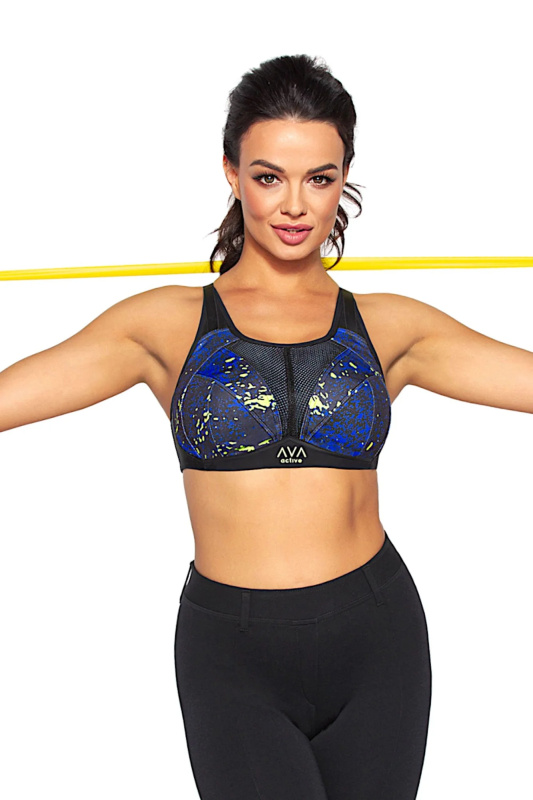 Fitness podprsenka Naomi plus - AVA světle modrá 110/E