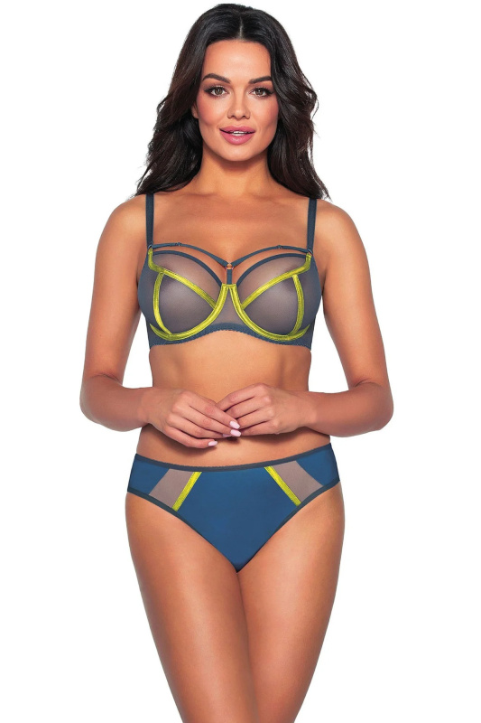 Dámské kalhotky 1923/1 Protea denim - AVA denim L