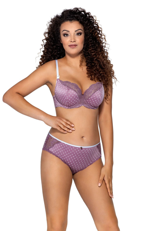 Polovyztužená dámská podprsenka semi soft Ava 1989 K lilly/odd.fialová 65G