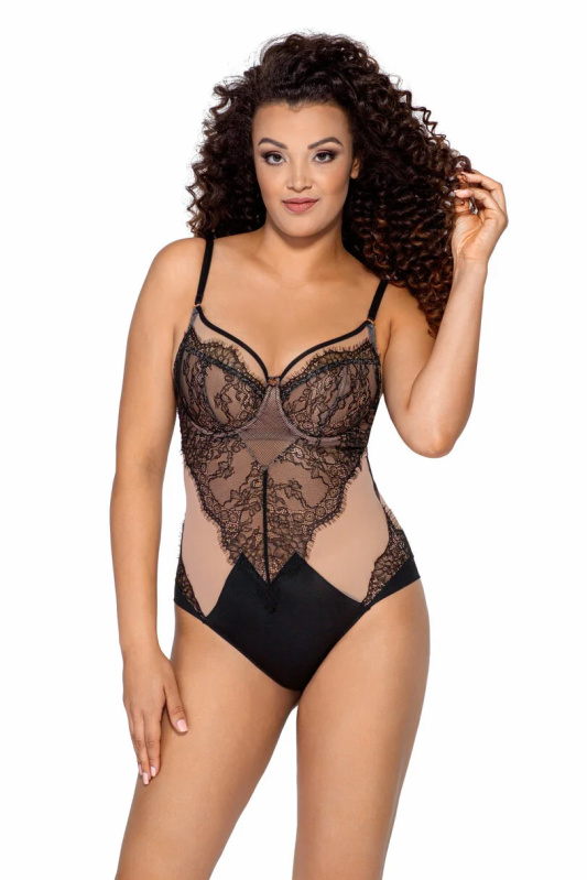 Dámské body 021 BLACK černá 70D
