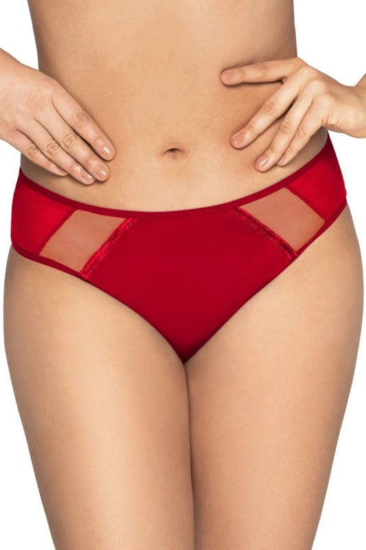 Dámské kalhotky brazilky AV 1030/1/B RED červená M