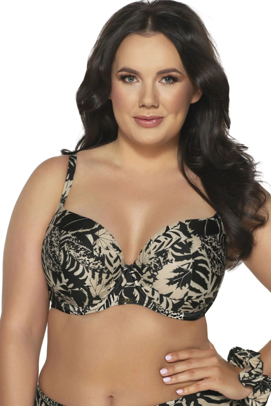 Horní díl plavek 184 Mocca plus - AVA vícebarevná 75/J