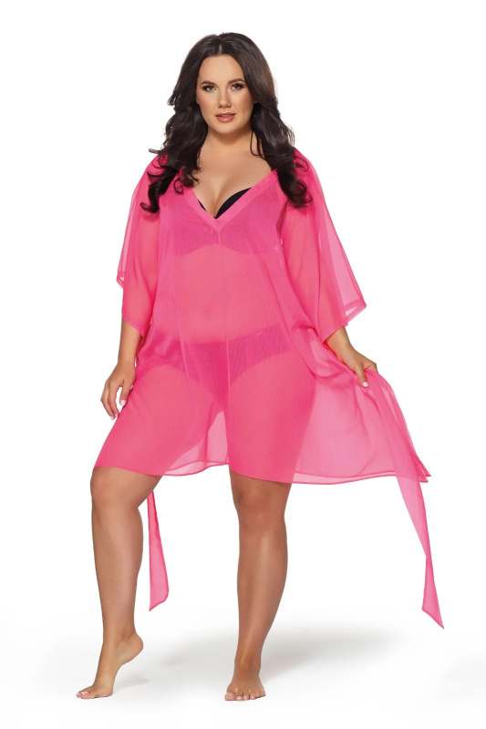 Dámské pareo Ava 020 Neon Pink Neonově růžová univerzální