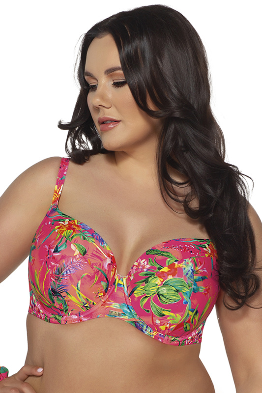 Vrchní díl plavek Ava SK-191 MAXI Barva: Růžová, Velikost: 75K