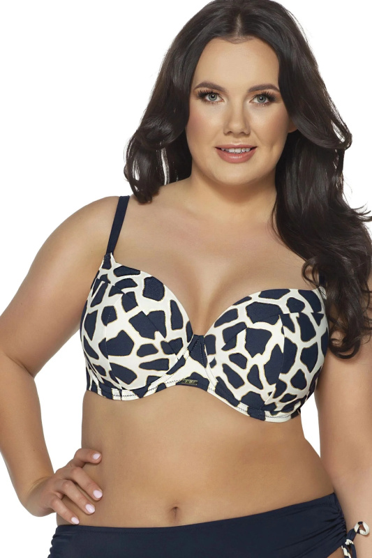 Dámské dvoudílné plavky SK 195 - AVA tmavě modrá 75/E