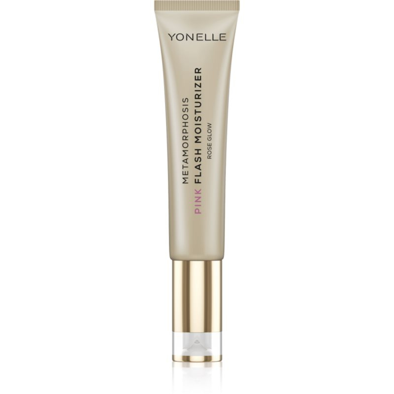 Yonelle Metamorphosis Pink Flash Moisturizer hydratační krém s rozjasňujícím efektem odstín Rose Glow 25 ml