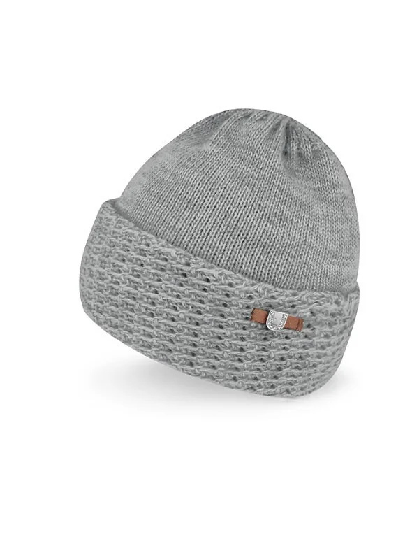 Dámská čepice AJS 48-489 fialová 52-56 cm