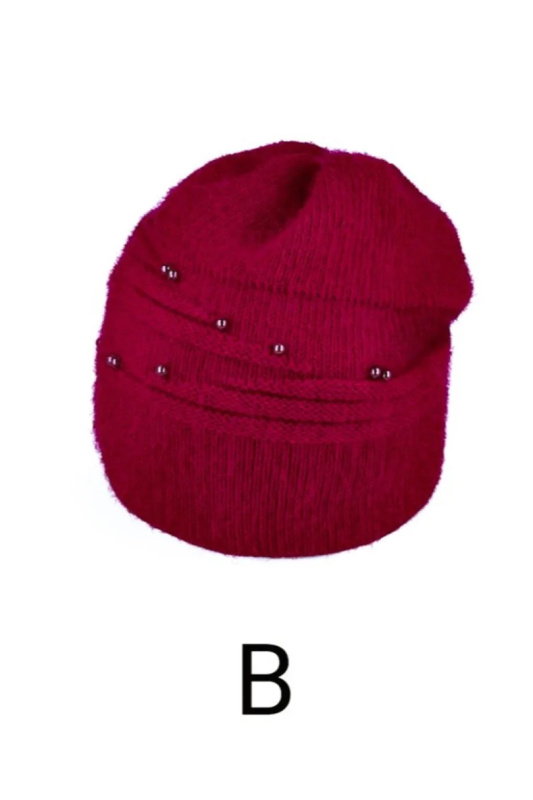 Dámská čepice P-073 RASPBERRY univerzální